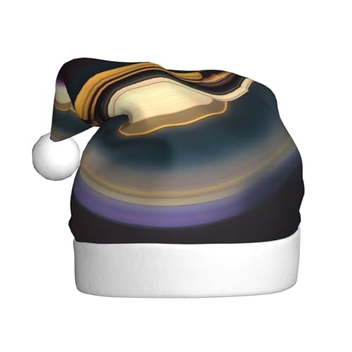 WZYWHJ Weihnachtsmütze für Erwachsene – Ornament-Stirnband für Feiertage, Partys und Kostümveranstaltungen, schöner Saturn-Druck WZYWHJ Weihnachtsmütze für Erwachsene – Ornament-Stirnband für Feiertage, Partys und Kostümveranstaltungen, schöner Saturn-Druck von WZYWHJ