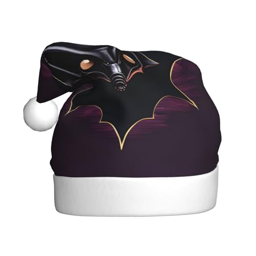 WZYWHJ Weihnachtsmütze für Erwachsene – Ornament-Stirnband für Feiertage, Partys und Kostümveranstaltungen, schwarzer Geist Fledermaus bedruckt WZYWHJ Weihnachtsmütze für Erwachsene – Ornament-Stirnband für Feiertage, Partys und Kostümveranstaltungen, schwarzer Geist Fledermaus bedruckt von WZYWHJ