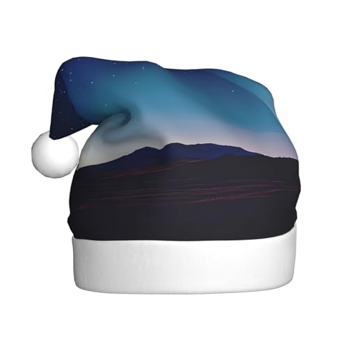 WZYWHJ Weihnachtsmütze für Erwachsene – Ornament-Stirnband für Feiertagsfeiern und Kostümveranstaltungen, Sternenhimmel-Muster von WZYWHJ