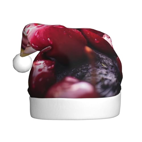 WZYWHJ Weihnachtsmütze für Erwachsene – Ornament-Stirnband für Feiertagsfeiern und Kostümveranstaltungen, die Kirschen fallen herab. Bedruckt WZYWHJ Weihnachtsmütze für Erwachsene – Ornament-Stirnband für Feiertagsfeiern und Kostümveranstaltungen, die Kirschen fallen herab. Bedruckt von WZYWHJ