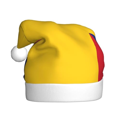 WZYWHJ Weihnachtsmütze für Erwachsene – Ornament-Stirnband für Feiertagspartys und Kostümveranstaltungen, Flagge von Rumänien von WZYWHJ