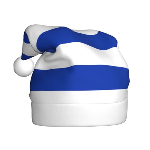 WZYWHJ Weihnachtsmütze für Erwachsene – Ornament-Stirnband für Feiertagspartys und Kostümveranstaltungen, Flagge von Uruguay Prints von WZYWHJ