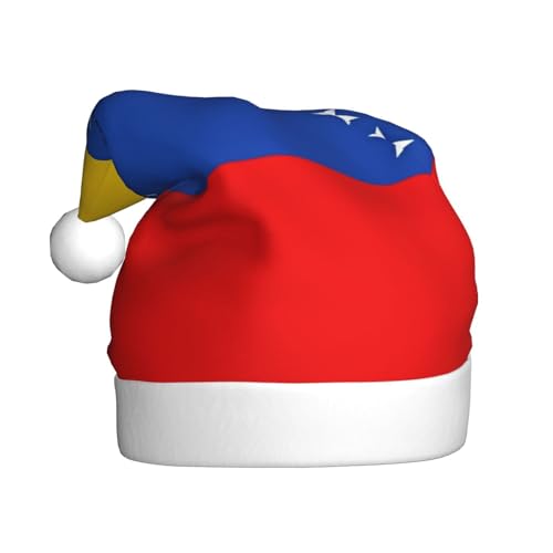 WZYWHJ Weihnachtsmütze für Erwachsene – Ornament-Stirnband für Feiertagspartys und Kostümveranstaltungen, Flagge von Venezuela von WZYWHJ