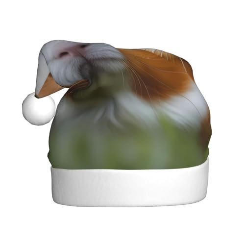WZYWHJ Weihnachtsmütze für Erwachsene – Ornament-Stirnband für Feiertagspartys und Kostümveranstaltungen, Meerschweinchen-Drucke von WZYWHJ