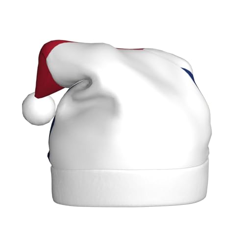 WZYWHJ Weihnachtsmütze für Erwachsene – Ornament-Stirnband für Feiertagspartys und Kostümveranstaltungen, Nord-Dakota-Flaggen-Drucke von WZYWHJ