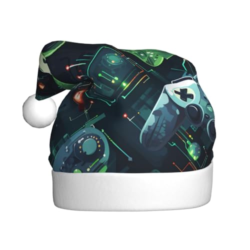 WZYWHJ Weihnachtsmütze für Erwachsene – Ornament-Stirnband für Urlaubspartys und Kostümveranstaltungen, Gamepad Circuit Version Bild WZYWHJ Weihnachtsmütze für Erwachsene – Ornament-Stirnband für Urlaubspartys und Kostümveranstaltungen, Gamepad Circuit Version Bild von WZYWHJ