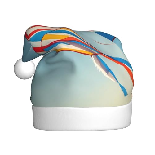 WZYWHJ Weihnachtsmütze für Erwachsene für Urlaub und Weihnachtsfeiern, jährliche Zeremonien, Flaggen-Drachenmuster WZYWHJ Weihnachtsmütze für Erwachsene für Urlaub und Weihnachtsfeiern, jährliche Zeremonien, Flaggen-Drachenmuster von WZYWHJ