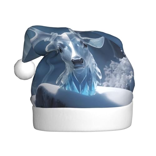WZYWHJ Weihnachtsmütze für Erwachsene für Urlaub und Weihnachtsfeiern, jährliche Zeremonien, Frost-Kristallgeweih WZYWHJ Weihnachtsmütze für Erwachsene für Urlaub und Weihnachtsfeiern, jährliche Zeremonien, Frost-Kristallgeweih von WZYWHJ