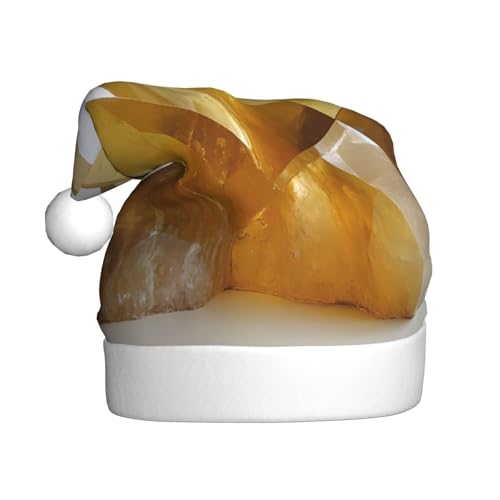WZYWHJ Weihnachtsmütze für Erwachsene für Urlaub und Weihnachtsfeiern, jährliche Zeremonien, Kristallskulptur-Muster von WZYWHJ