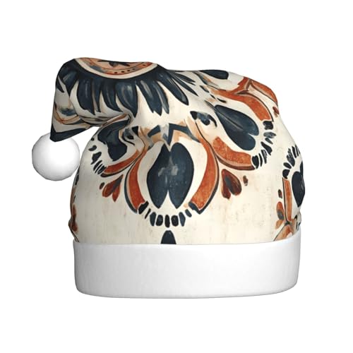 WZYWHJ Weihnachtsmütze für Erwachsene für Urlaub und Weihnachtsfeiern, jährliche Zeremonien, Stechapfel-Blumenmuster WZYWHJ Weihnachtsmütze für Erwachsene für Urlaub und Weihnachtsfeiern, jährliche Zeremonien, Stechapfel-Blumenmuster von WZYWHJ