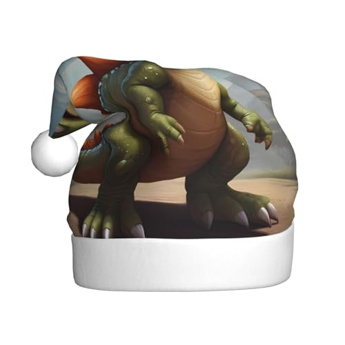 WZYWHJ Weihnachtsmütze für Erwachsene für Urlaub und Weihnachtsfeiern, jährliche Zeremonien, lustiges kleines Dinosaurier-Muster WZYWHJ Weihnachtsmütze für Erwachsene für Urlaub und Weihnachtsfeiern, jährliche Zeremonien, lustiges kleines Dinosaurier-Muster von WZYWHJ