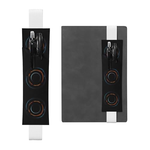 Weißes Leder-Stifthalter, Lesezeichen, WZYWHJ mit geheimnisvollen kosmischen schwarzen Löchern, hochwertiges PVC-Leder, elastisches Band für Notizbücher, Tagebücher und Planer Weißes Leder-Stifthalter, Lesezeichen, WZYWHJ mit geheimnisvollen kosmischen schwarzen Löchern, hochwertiges PVC-Leder, elastisches Band für Notizbücher, Tagebücher und Planer von WZYWHJ