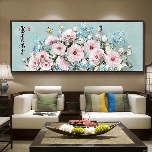 Diamond Painting China rosa Blumen Schmetterling für Wand-Decor 5D DIY Bilder Strass Stickerei Set Erwachsene Kinder Diamant Malerei Kits Full Drill Malen nach Zahlen Platz Diamant 125x250cm Diamond Painting China rosa Blumen Schmetterling für Wand-Decor 5D DIY Bilder Strass Stickerei Set Erwachsene Kinder Diamant Malerei Kits Full Drill Malen nach Zahlen Platz Diamant 125x250cm von WaFeLe