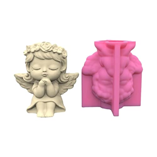 WaTudouYe Kerzenhalter Harzform Gips Blumentopf Silikonformen Engel-Epoxidharz Gießformen für DIY-Schmuck Aufbewahrungsbox Stifthalterformen für Harz Stifthalterformen für Epoxidharz WaTudouYe Kerzenhalter Harzform Gips Blumentopf Silikonformen Engel-Epoxidharz Gießformen für DIY-Schmuck Aufbewahrungsbox Stifthalterformen für Harz Stifthalterformen für Epoxidharz von WaTudouYe