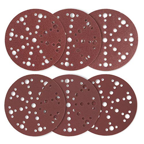 Exzenter Schleifpapier 150mm Set | Schleifscheiben rund Klett 60 St Körnung 40-240 von Wabrasive | kompatibel zu Festool Exzenterschleifer mit Schleifpads 150mm Klett von Wabrasive