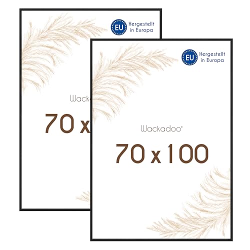 Wackadoo Bilderrahmen 70x100 schwarz 2er Set Holz Bilderrahmen Set Fotowand Fotorahmen mit bruchsicherem Acrylglas Italienisches Holz Picture frame Wackadoo Bilderrahmen 70x100 schwarz 2er Set Holz Bilderrahmen Set Fotowand Fotorahmen mit bruchsicherem Acrylglas Italienisches Holz Picture frame von Wackadoo