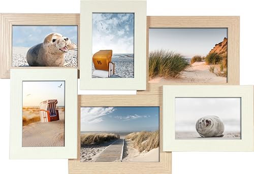 Wackadoo Bilderrahmen Collage Holz für 6 Fotos 10x15 cm ud 13x18 cm Wanddekoration Bilderrahmen querformat wand deko Wandgalerierahmen Fotorahmen Collage Bilderrahmencollage picture frame Wackadoo Bilderrahmen Collage Holz für 6 Fotos 10x15 cm ud 13x18 cm Wanddekoration Bilderrahmen querformat wand deko Wandgalerierahmen Fotorahmen Collage Bilderrahmencollage picture frame von Wackadoo