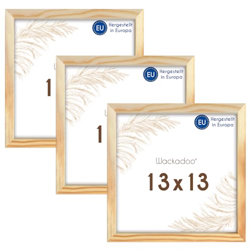 Wackadoo Bilderrahmen quadratisch 13x13 natur 3er Set Holz Bilderrahmen Set Fotowand Fotorahmen mit Glasscheibe Holz Picture frame Wackadoo Bilderrahmen quadratisch 13x13 natur 3er Set Holz Bilderrahmen Set Fotowand Fotorahmen mit Glasscheibe Holz Picture frame von Wackadoo