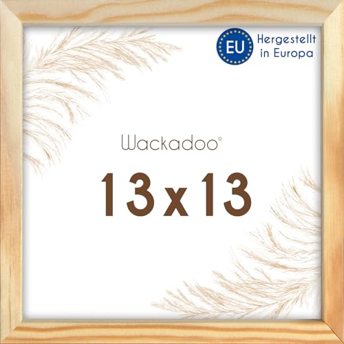 Wackadoo Bilderrahmen quadratisch 13x13 natur Fotowand Fotorahmen mit Glasscheibe Holz Picture frame Wackadoo Bilderrahmen quadratisch 13x13 natur Fotowand Fotorahmen mit Glasscheibe Holz Picture frame von Wackadoo