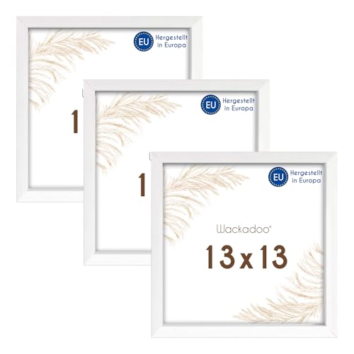 Wackadoo Bilderrahmen quadratisch 13x13 weiß 3er Set Holz Bilderrahmen Set Fotowand Fotorahmen mit Glasscheibe Holz Picture frame Wackadoo Bilderrahmen quadratisch 13x13 weiß 3er Set Holz Bilderrahmen Set Fotowand Fotorahmen mit Glasscheibe Holz Picture frame von Wackadoo