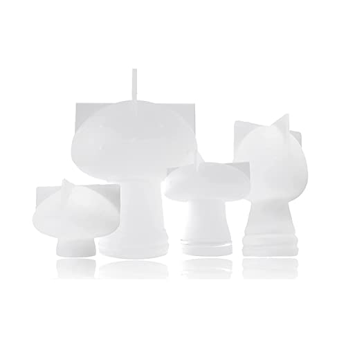 Wadakada 4 StüCk Pilzformen, Pilzharzformen Aus Silikon, GroßE Pilze, 3D-Silikonformen für Epoxidharz Wadakada 4 StüCk Pilzformen, Pilzharzformen Aus Silikon, GroßE Pilze, 3D-Silikonformen für Epoxidharz von Wadakada