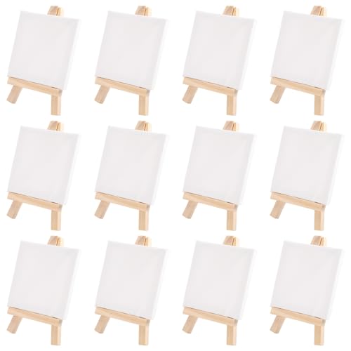 Wadakada Künstler 3 x 3 Mini Leinwand & 5 Mini Staffelei Set Malerei Zeichnung - Set Enthält: 12 Mini Leinwände & 12 Mini Staffelei Wadakada Künstler 3 x 3 Mini Leinwand & 5 Mini Staffelei Set Malerei Zeichnung - Set Enthält: 12 Mini Leinwände & 12 Mini Staffelei von Wadakada