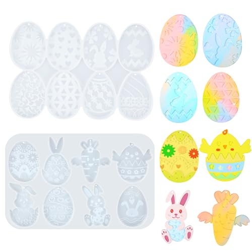 Silikonformen Gießformen Ostern, 2pc 16 style Silikonform Ostern Kaninchen Gießformen silikon ostern, Ostern Silikonform Ostereier Epoxidharz Formen silikonformen gießformen frühling für DIY Silikonformen Gießformen Ostern, 2pc 16 style Silikonform Ostern Kaninchen Gießformen silikon ostern, Ostern Silikonform Ostereier Epoxidharz Formen silikonformen gießformen frühling für DIY von Wadlhk