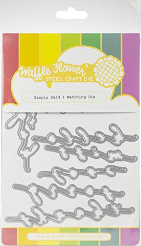 Waffle Flower Crafts 310350 SMPLY SID Stanzform mit Blumenmuster, Einfach gesagt, Einheitsgröße von Waffle Flower