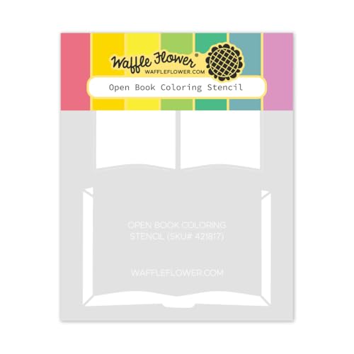 Waffle Flower Schablone zum Ausmalen von Büchern von Waffle Flower