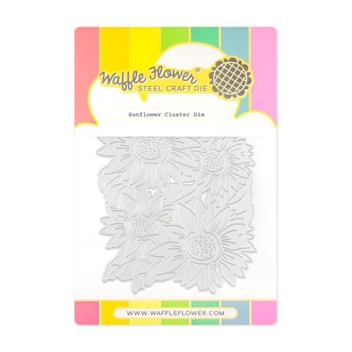 Waffle Flower Sonnenblumen-Cluster-Stanzform von Waffle Flower