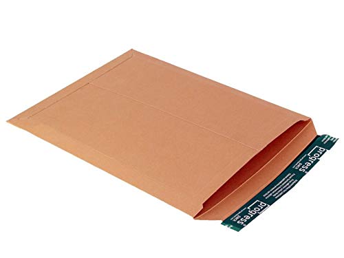 Progress PP V04.06 Vollpappe Versandtasche DIN B4 285 x 365 x -30 mm (Innenmaß) braun ** Verpackungseinheit: 100 Stück ** von Wagener-Verpackung.de