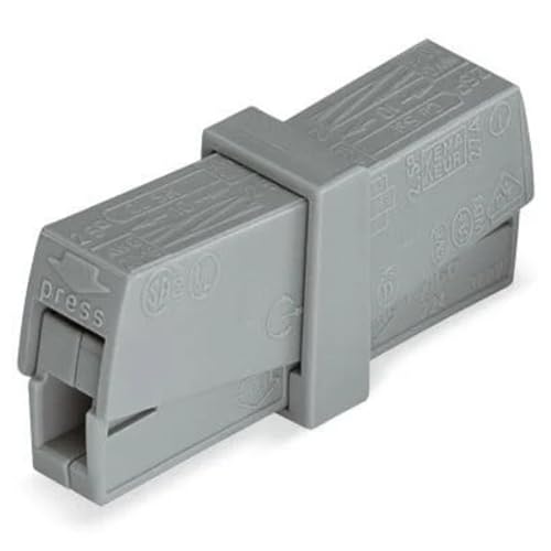 WAGO Service-Klemme 224-201 | Nennquerschnitt: 2,5 mm², für ein- und feindrähtige Leiter, 50 Stück, Leuchtenseite geeignet für alle Leiterarten, für Umgebungstemperatur max. 60°C WAGO Service-Klemme 224-201 | Nennquerschnitt: 2,5 mm², für ein- und feindrähtige Leiter, 50 Stück, Leuchtenseite geeignet für alle Leiterarten, für Umgebungstemperatur max. 60°C von WAGO