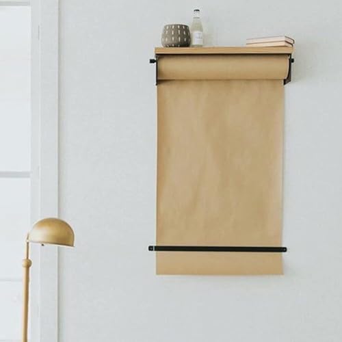 Geschenkpapier-Spender, Wand montierter Schneidehalter für Anzeigetafel für Schlafzimmer(100cm/39.3in Wide) von WaiDXn