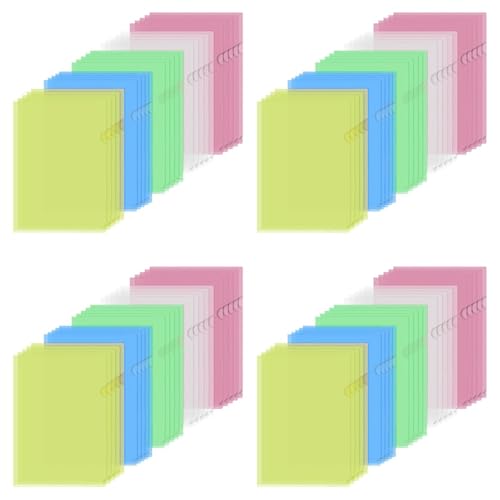 Waiecne 100 Stück Plastikmappen im A4-Format, Hüllen zum Schutz Von Akten mit Oben und Seitlich Offenen Hüllen für A4-Dokumente im Büro Waiecne 100 Stück Plastikmappen im A4-Format, Hüllen zum Schutz Von Akten mit Oben und Seitlich Offenen Hüllen für A4-Dokumente im Büro von Waiecne