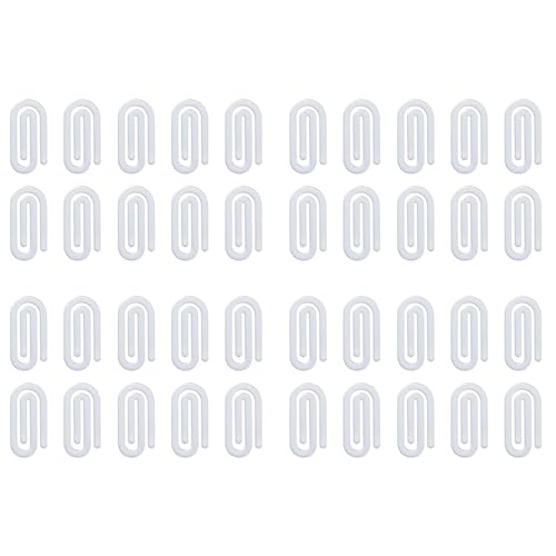 Waiecne 40er-Pack Sublimations-Rohlinge Aus Acryl, Büroklammern, 10,2 X 5,1 cm, Jumbo-Sublimations-Büroklammern für Büro, Zuhause, Schule, Heimwerken Waiecne 40er-Pack Sublimations-Rohlinge Aus Acryl, Büroklammern, 10,2 X 5,1 cm, Jumbo-Sublimations-Büroklammern für Büro, Zuhause, Schule, Heimwerken von Waiecne