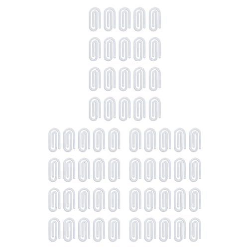 Waiecne 60er-Pack Sublimations-Rohlinge Aus Acryl, Büroklammern, 10,2 X 5,1 cm, Jumbo-Sublimations-Büroklammern für Büro, Zuhause, Schule, Heimwerken von Waiecne