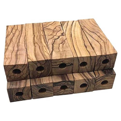 Waiecne Kurze Stiftrohlinge Aus Olivenholz, 10 Stück, Vorgebohrt 7 mm, 2,5 X 0,75 X 0,75 Waiecne Kurze Stiftrohlinge Aus Olivenholz, 10 Stück, Vorgebohrt 7 mm, 2,5 X 0,75 X 0,75 von Waiecne