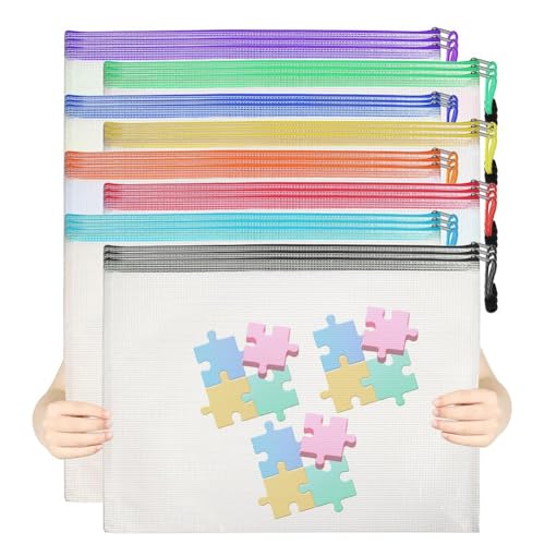 Waiecne Mesh Reißverschlussbeutel 8 Farben Wiederverwendbar für die Organisation Von Brettspiel -Büro -Heimschule Supplie Waiecne Mesh Reißverschlussbeutel 8 Farben Wiederverwendbar für die Organisation Von Brettspiel -Büro -Heimschule Supplie von Waiecne