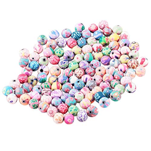 Waiecnksa 100 Stueck Perlen Schmuck Zubehoer Keramik Runde 8 mm Durchmesser. Waiecnksa 100 Stueck Perlen Schmuck Zubehoer Keramik Runde 8 mm Durchmesser. von Waiecnksa