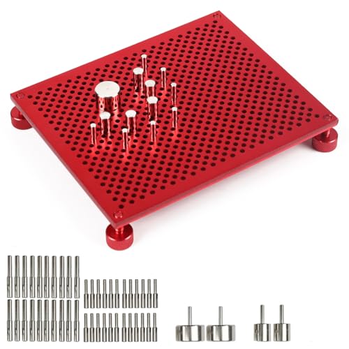 Wailicop Drahtbiegegerät Set - Schmuckherstellung Werkzeug mit Aluminium Jig Board und 60 Zubehörteilen - Drahtwickelplatte für Schmuck Basteln und DIY Handwerk Wailicop Drahtbiegegerät Set - Schmuckherstellung Werkzeug mit Aluminium Jig Board und 60 Zubehörteilen - Drahtwickelplatte für Schmuck Basteln und DIY Handwerk von Wailicop