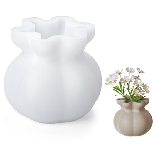 Waitamo Vase Epoxidharz Formen, Gießformen Blumenvasen Glücksbeutel Harz-Gießform Für DIY-Vasen Makeup Pinsel Stiftehalter Aufbewahrungsboxen Home Office Dekoration Waitamo Vase Epoxidharz Formen, Gießformen Blumenvasen Glücksbeutel Harz-Gießform Für DIY-Vasen Makeup Pinsel Stiftehalter Aufbewahrungsboxen Home Office Dekoration von Waitamo