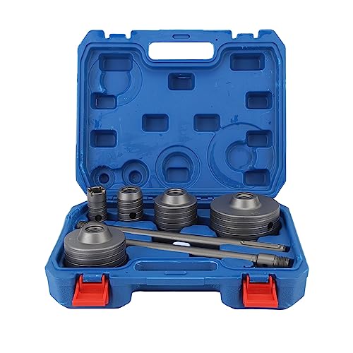 Kernbohrer Bohrkronen Set 9 Stück, Beton-Lochsägen-Bohrer-Set mit Schaft, 30 mm, 40 mm, 65 mm, 80 mm, 100 mm für Stein, Ziegel und Betonwände Kernbohrer Bohrkronen Set 9 Stück, Beton-Lochsägen-Bohrer-Set mit Schaft, 30 mm, 40 mm, 65 mm, 80 mm, 100 mm für Stein, Ziegel und Betonwände von Wakects