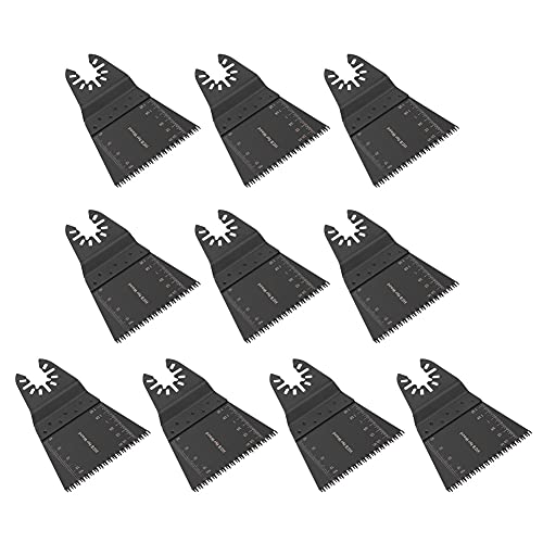 Oszillierende Sägeblätter, 10-teiliges Multi-Tool-Blatt-Set, 65 Mm, Zubehör für Oszillierende Multitool-Werkzeuge Zum Schneiden von Weichmetall, Holz, Kunststoff Oszillierende Sägeblätter, 10-teiliges Multi-Tool-Blatt-Set, 65 Mm, Zubehör für Oszillierende Multitool-Werkzeuge Zum Schneiden von Weichmetall, Holz, Kunststoff von Wakects