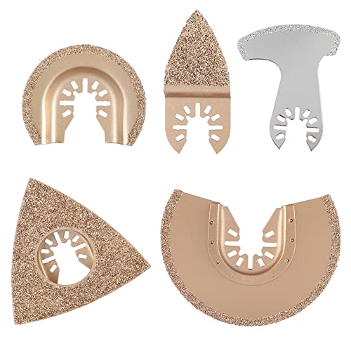 Oszillierende Sägeblätter, Set mit 5 Stück Multifunktionswerkzeug, Zubehör für Oszillierende Werkzeuge Multitool für Worx, , , , Fein Multimaster usw. Oszillierende Sägeblätter, Set mit 5 Stück Multifunktionswerkzeug, Zubehör für Oszillierende Werkzeuge Multitool für Worx, , , , Fein Multimaster usw. von Wakects