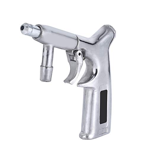 Sandstrahlpistole, tragbar, 60 – 120 PSI Handheld Air Sand Gun Grit Sandblaster Pistole aus Aluminiumguss, Sandstrahlmaschine mit 4 Düsen zum Gravieren der Metalloberfläche von Wakects