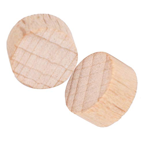 Wakects 300 Rustikale Holzscheiben, Vielseitige Handwerkslösungen, Sicheres Buchenholzmaterial, Einfache Anpassungsmöglichkeiten für Einzigartige Kreationen, Ein Ansprechendes (1cm) von Wakects