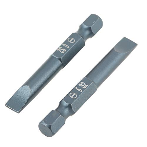 Wakects 50 -mm -Schraubendreherbit, 10 pcs Schlitzschraubendreher Bit, 3x50xSL6mm Elektrikbohrer Elektrometerschraubendreher für Luftschraubendreher Bohrer Wakects 50 -mm -Schraubendreherbit, 10 pcs Schlitzschraubendreher Bit, 3x50xSL6mm Elektrikbohrer Elektrometerschraubendreher für Luftschraubendreher Bohrer von Wakects