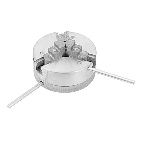 Wakects Backenfutter Z011 Backenmetalldrehfutter 3-Backen-Drehfutter aus Zinklegierung, Spanndurchmesser 1,8~56 Mm / 12~65 Mm für Mini-Metalldrehmaschinen von Wakects