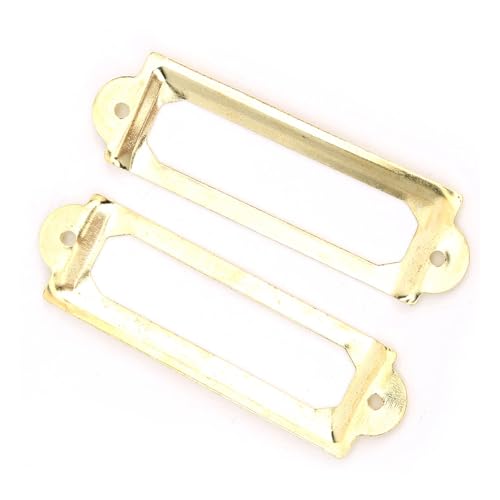 Wakects Etikettenrahmen, Schublade Etikett, Marke DIY Drawer Exquisit für Experiment für das Amt (YELLOW) von Wakects