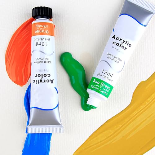 Wakects Kindermalerei Pigment, 12 Farben Basteln Farbe für Künstler Leinwand Kunststudenten, Sicheres Material, Einfach zu Bedienen, Multifunktional mit 12 Farben, Farbmischung (Acrylfarbe 12 Farben) Wakects Kindermalerei Pigment, 12 Farben Basteln Farbe für Künstler Leinwand Kunststudenten, Sicheres Material, Einfach zu Bedienen, Multifunktional mit 12 Farben, Farbmischung (Acrylfarbe 12 Farben) von Wakects